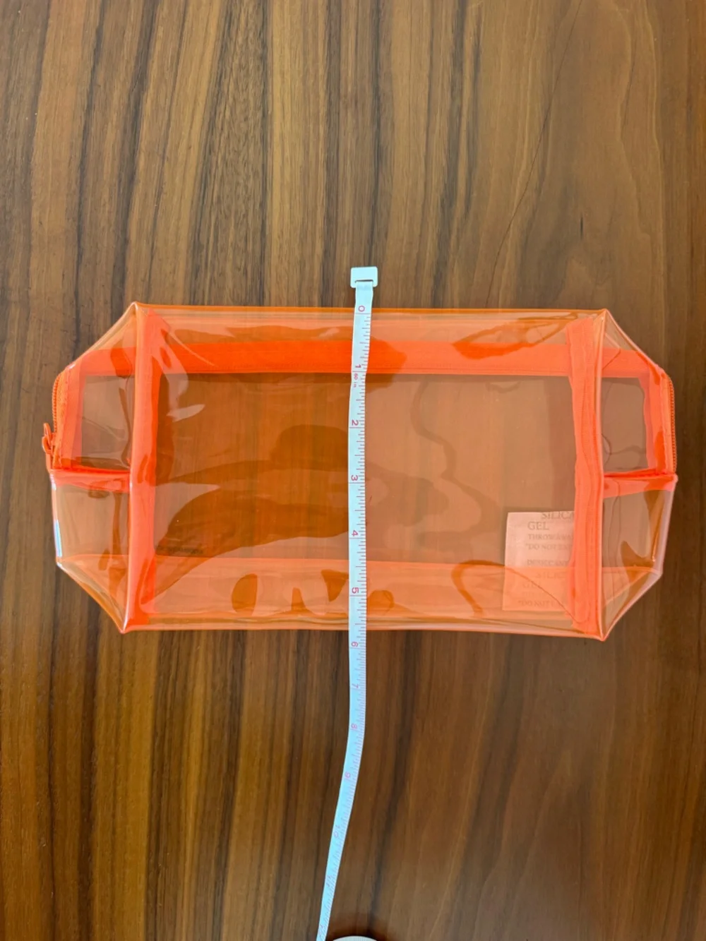 Bright Orange Mesh Tote Bag and Vinyl Pouch set - Picture 8 of 11